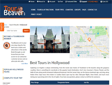 Tablet Screenshot of hollywoodtours.us